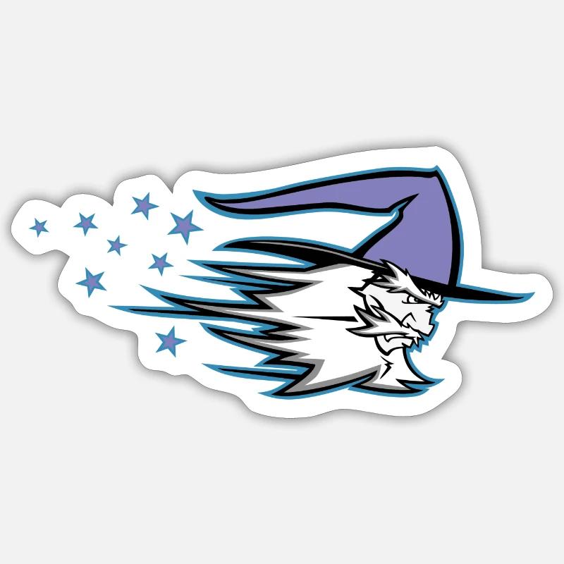 wizard - Sticker Größe S (10 x 10 cm) - Mattweiß