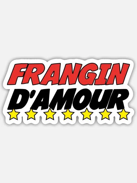 - Sticker taille S (10 x 10 cm) - blanc mat