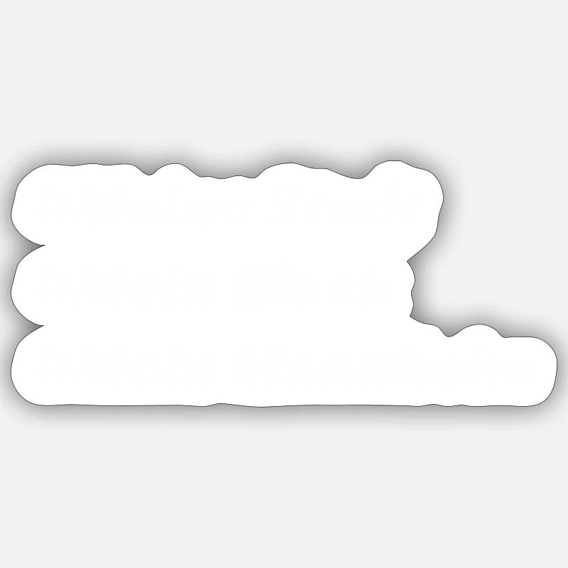 Mannheim Sticker Größe S (10 x 10 cm)