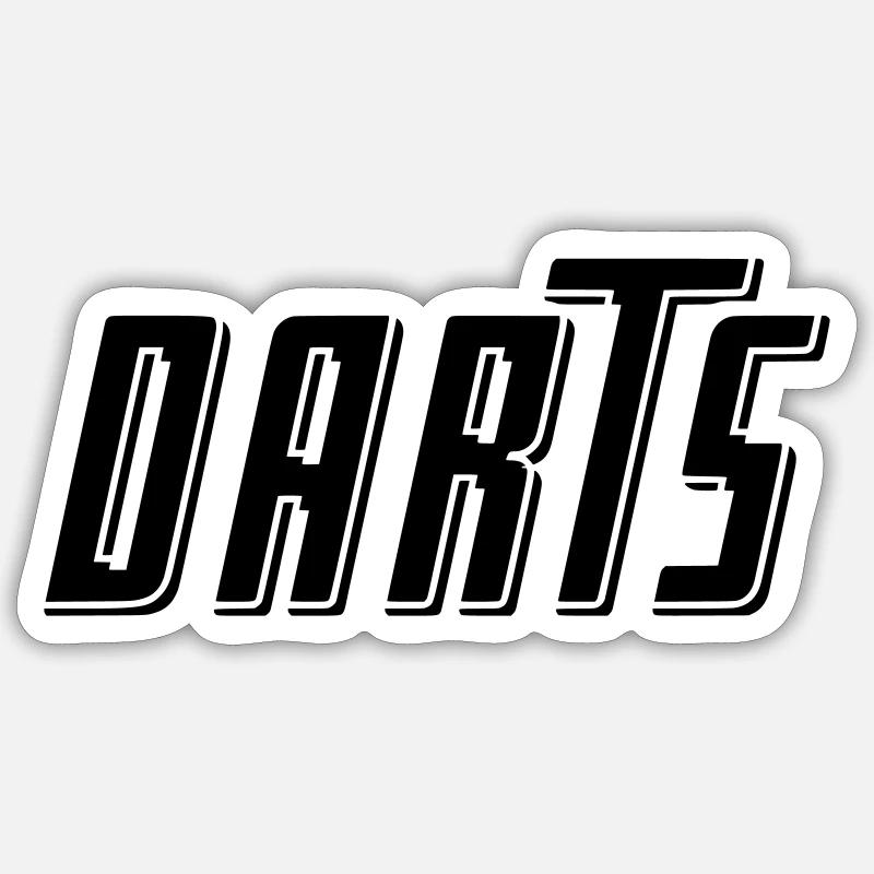 Darts Sticker Größe S (10 x 10 cm)