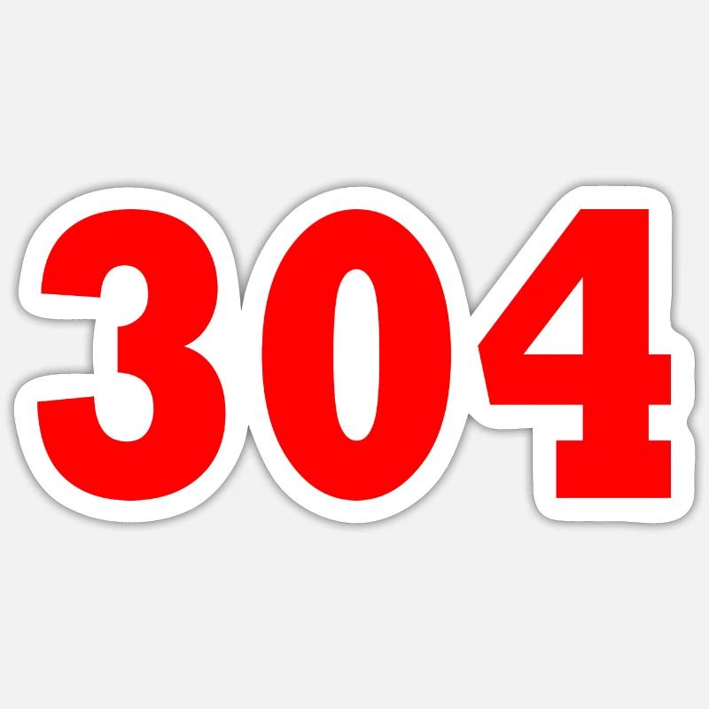 304 - Sticker taille S (10 x 10 cm) - blanc mat