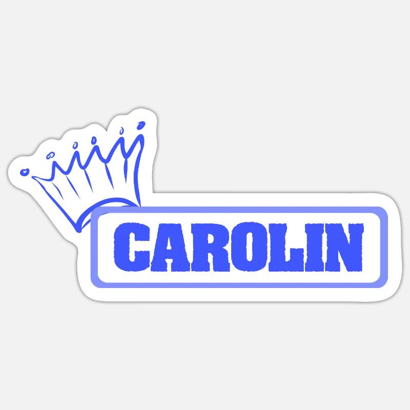 Schwester Carolin - Sticker Größe S (10 x 10 cm) - Mattweiß