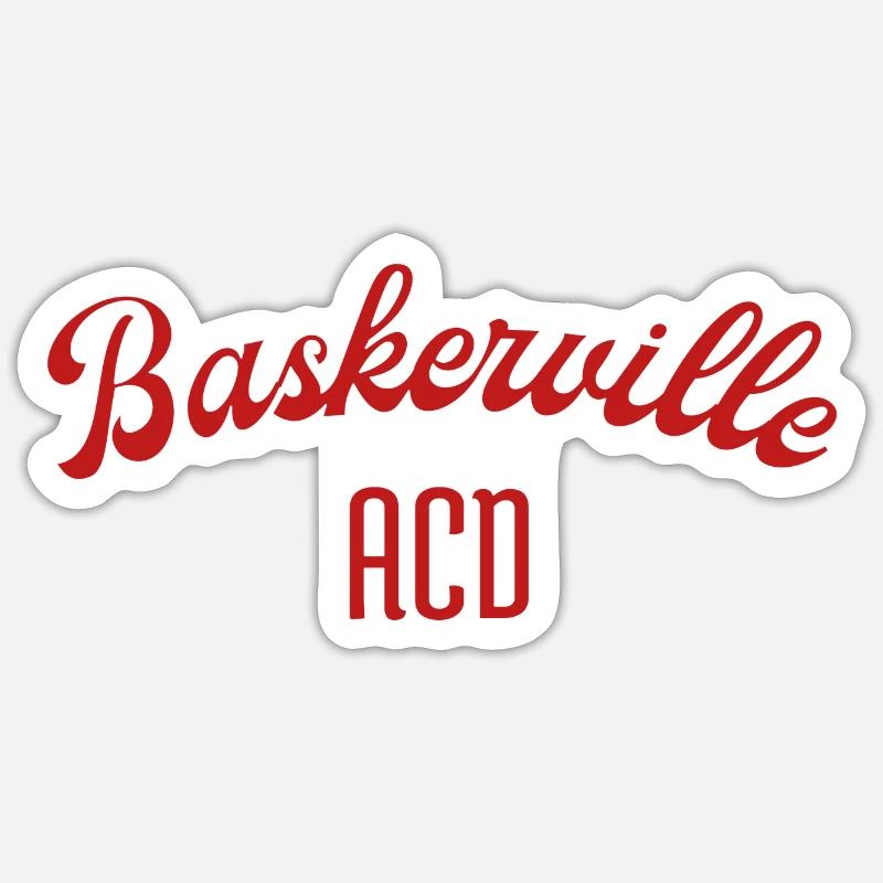 Baskerville tribute Sticker size S (10 x 10 cm)