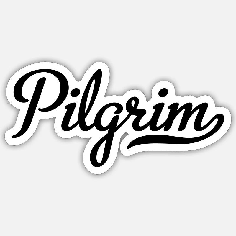 Pilgrim Sticker size S (10 x 10 cm)