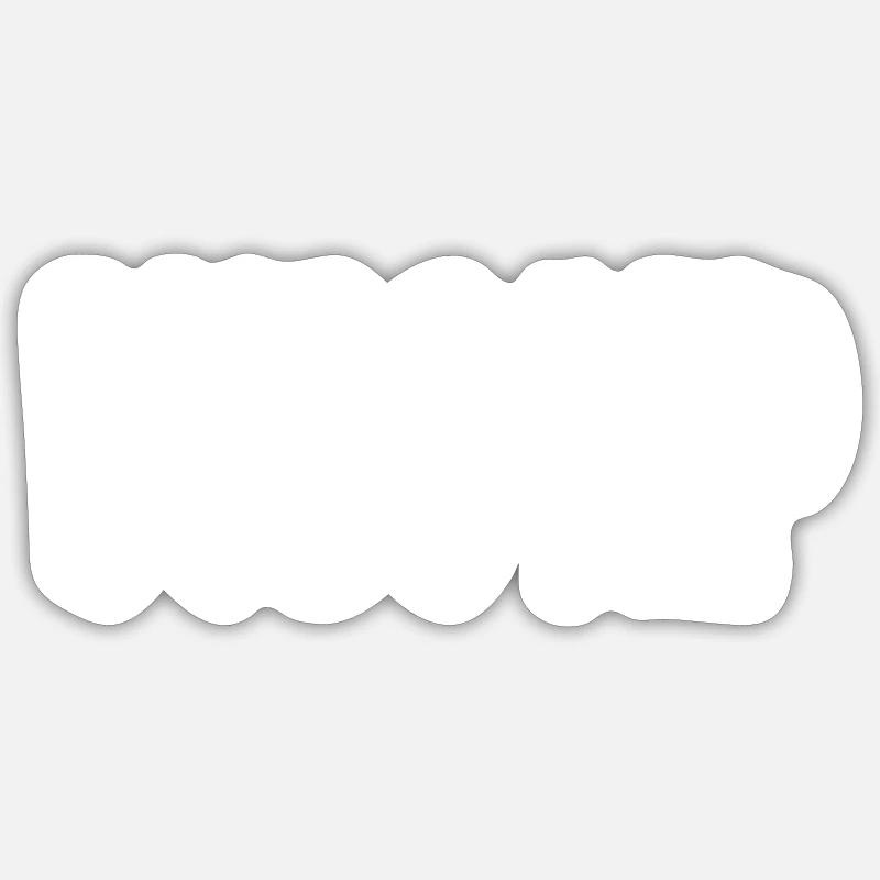 Dubstep - Sticker taille S (10 x 10 cm) - blanc mat