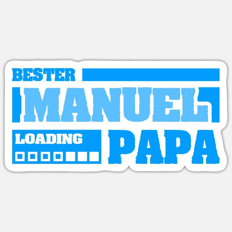 Gift for Manuel Sticker size S (10 x 10 cm)