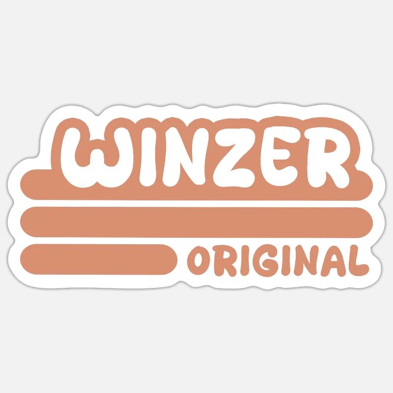 Beruf Winzer Sticker Größe S (10 x 10 cm)