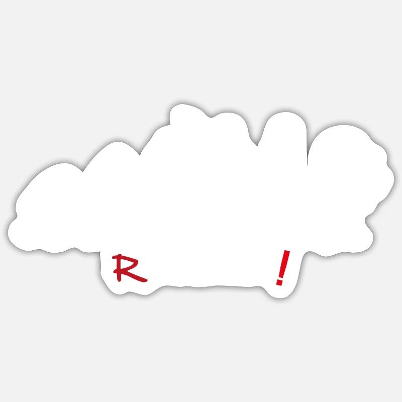 Revolution - Evolution Man Fun Twist 15 Sticker Größe S (10 x 10 cm)