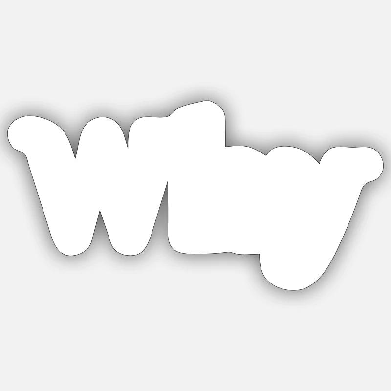 Warum Sticker Größe S (10 x 10 cm)