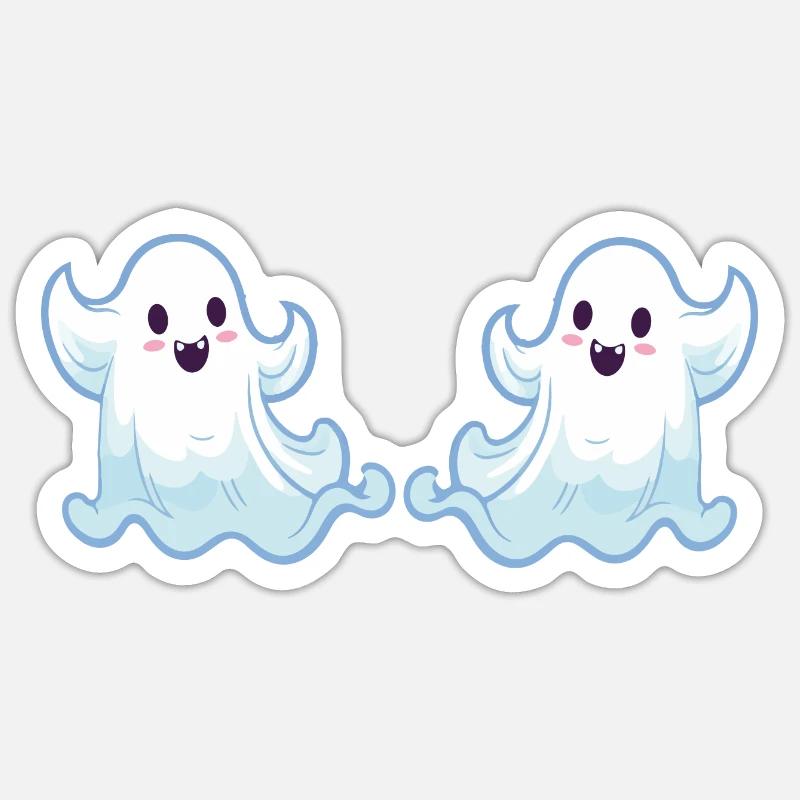 Ghost Ghost Cartoon 2 Sticker size S (10 x 10 cm)