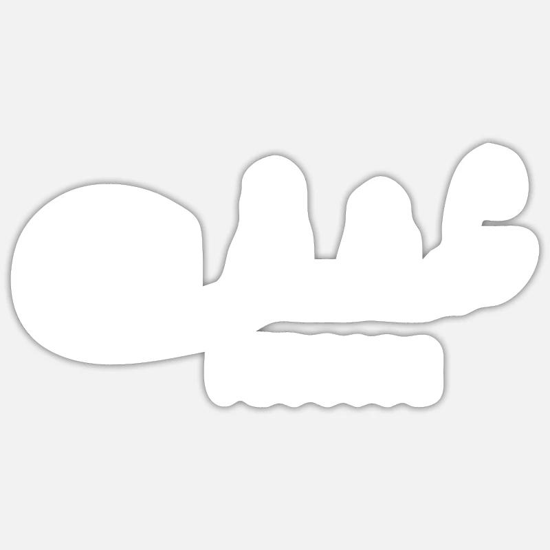 Chaghef in Arabic - passion - Sticker size S (10 x 10 cm) - white matte