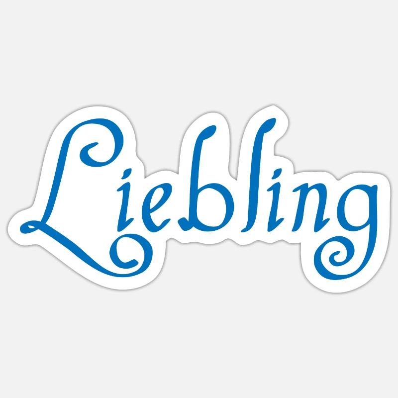 Darling - Sticker size S (10 x 10 cm) - white matte