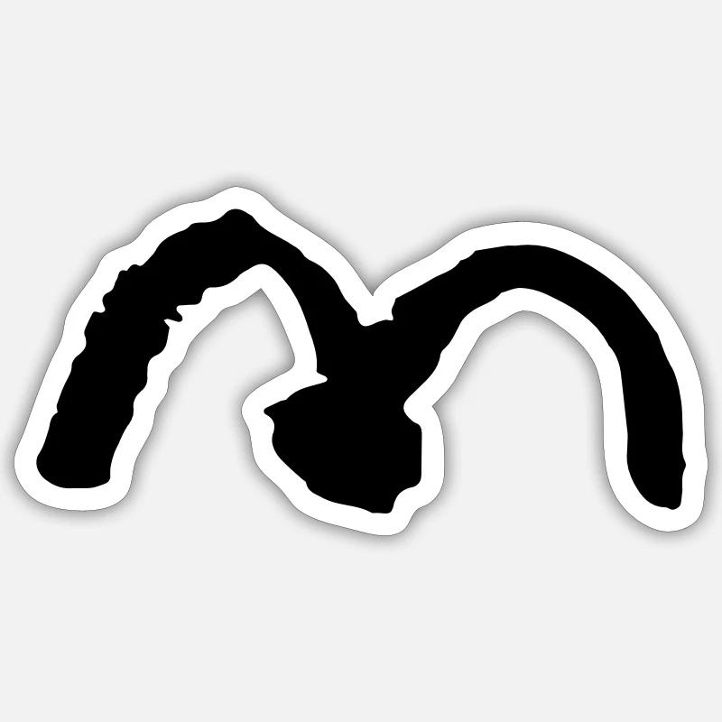 vogel - Sticker Größe S (10 x 10 cm) - Mattweiß