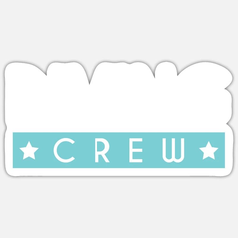 Diving Crew - Sticker size S (10 x 10 cm) - white matte