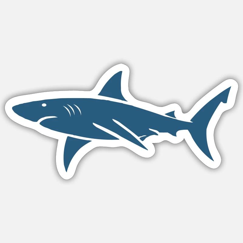 requin Sticker taille S (10 x 10 cm)