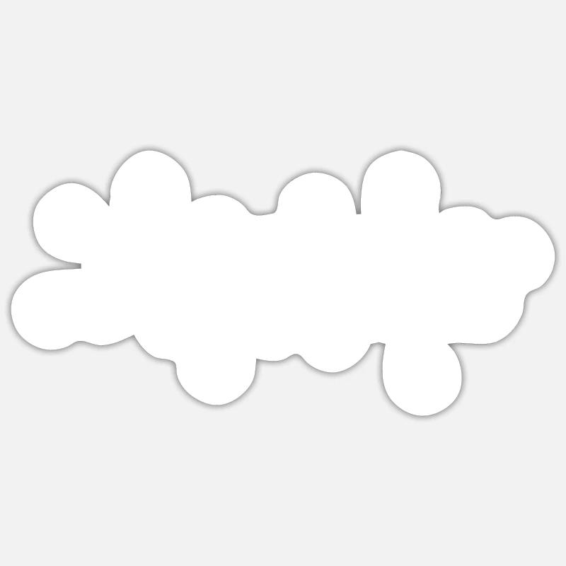 Joelina - Sticker taille S (10 x 10 cm) - blanc mat