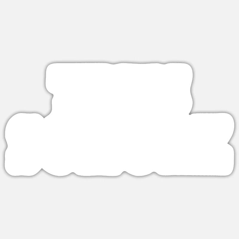 Olaf Scholz - Sticker taille S (10 x 10 cm) - blanc mat