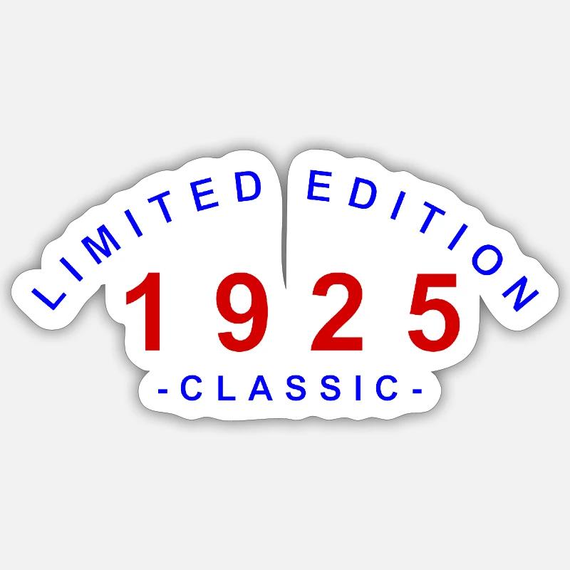 1925, édition limitée - Sticker taille S (10 x 10 cm) - blanc mat