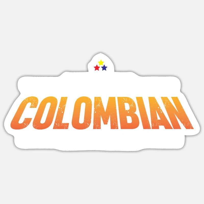 Colombie Sticker taille S (10 x 10 cm)