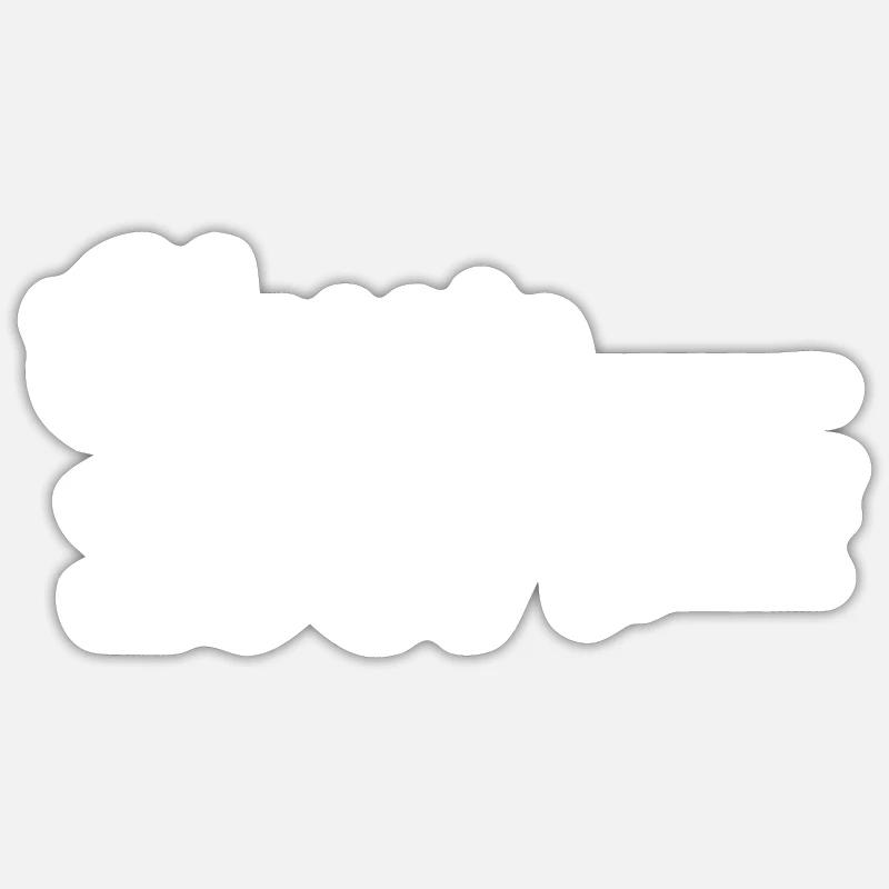 Classic 1987 édition limitée - Sticker taille S (10 x 10 cm) - blanc mat