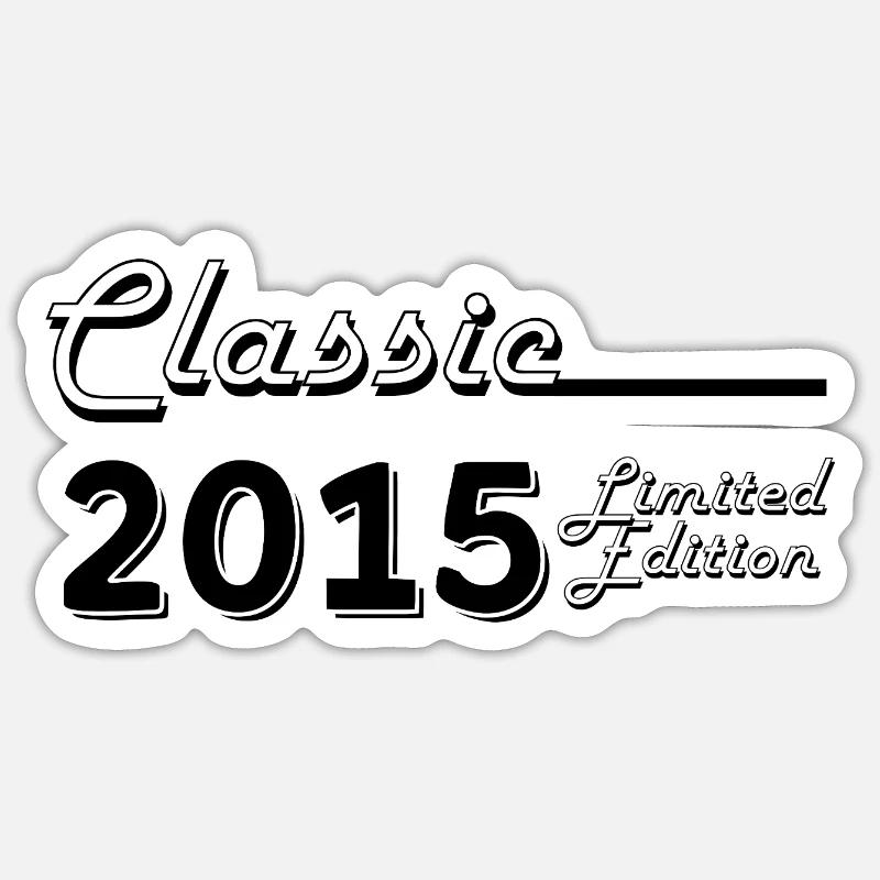 Classic 2015 édition limitée - Sticker taille S (10 x 10 cm) - blanc mat
