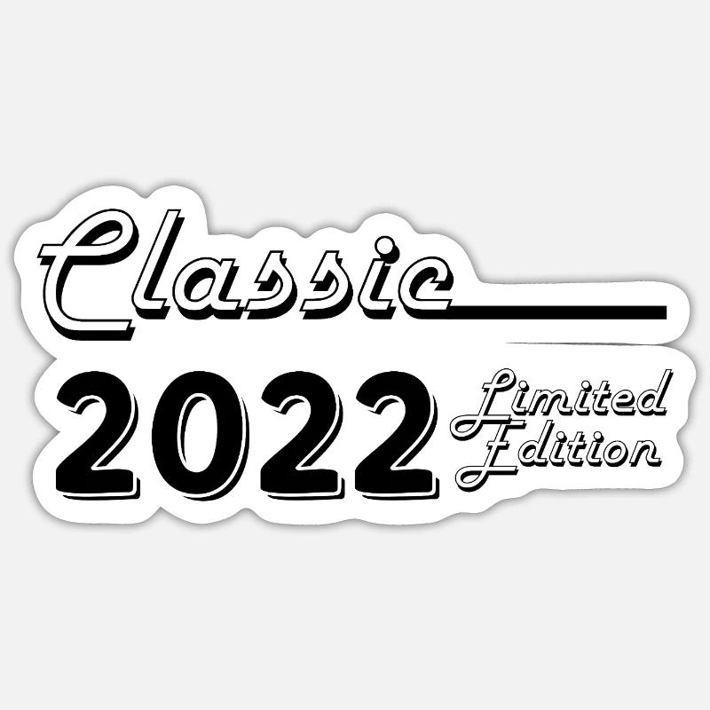 Classic 2022 édition limitée - Sticker taille S (10 x 10 cm) - blanc mat
