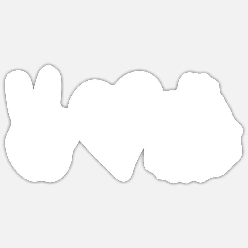 Sticker Größe S (10 x 10 cm) - 