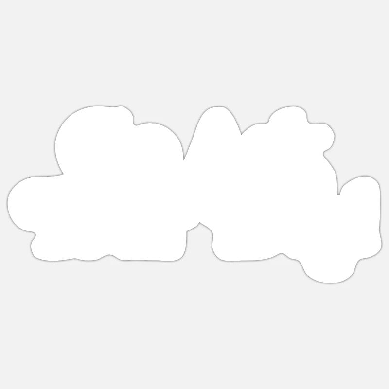 Go ask your dad - Sticker size S (10 x 10 cm) - white matte