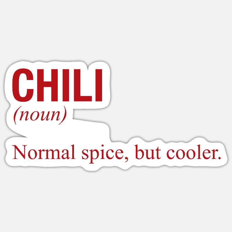 PIMENT Sticker taille S (10 x 10 cm)