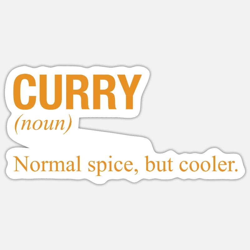 CURRY Sticker size S (10 x 10 cm)