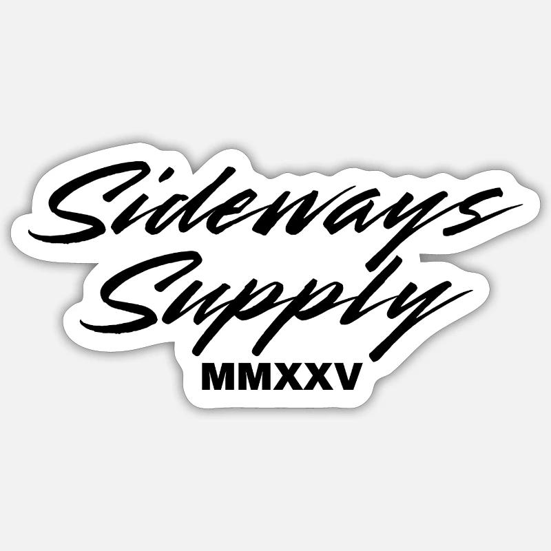Sideways Supply Sticker size S (10 x 10 cm)