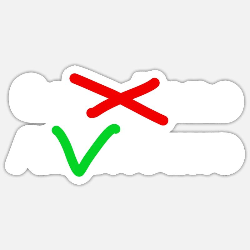 Amerikano only - Sticker size S (10 x 10 cm) - white matte