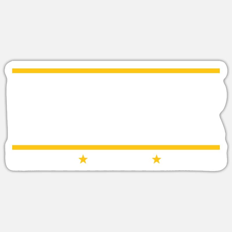 Holger - Sticker size S (10 x 10 cm) - white matte