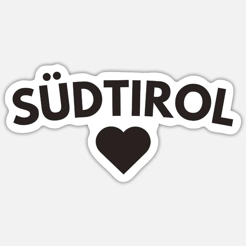Triplet Sud - Sticker taille S (10 x 10 cm) - blanc mat