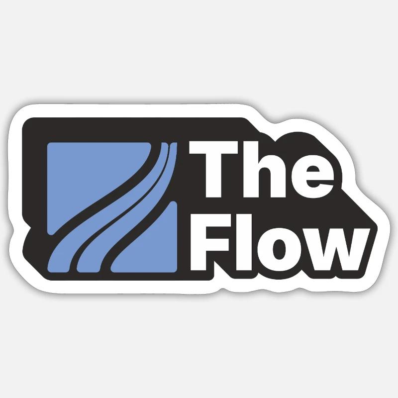 The Flow Pattern Design Sticker size S (10 x 10 cm)