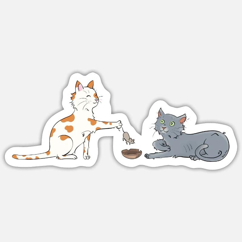 Cat-ritable Sticker size S (10 x 10 cm)