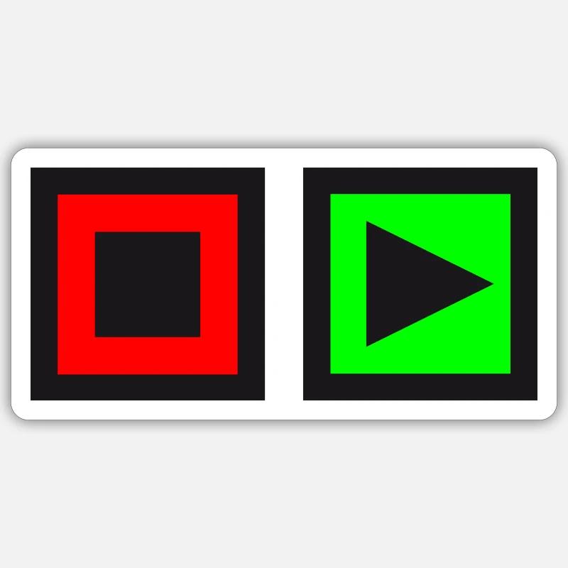 Sticker Größe S (10 x 10 cm) - 