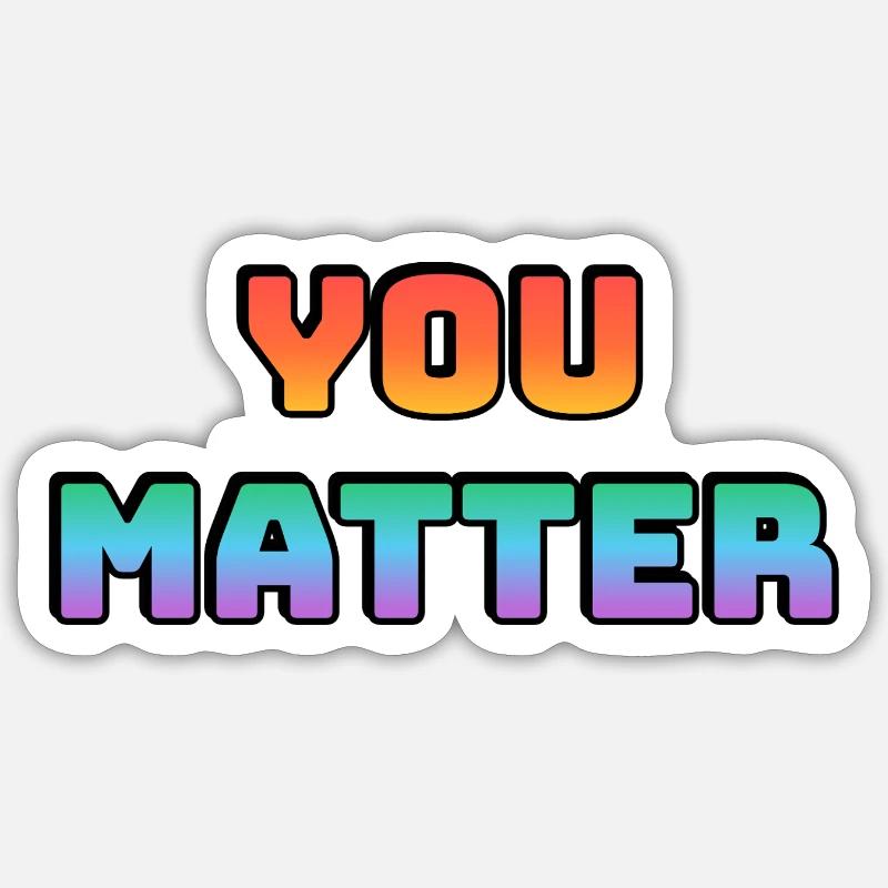 Vous comptez : Conception de dégradés Sticker taille S (10 x 10 cm)