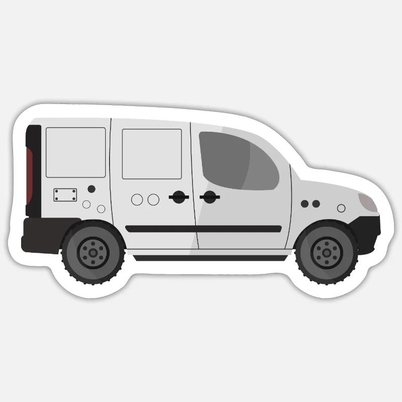 Van Sticker size S (10 x 10 cm)