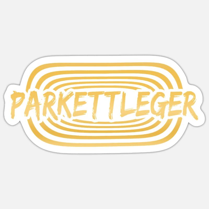 Work Parquet Layer Sticker size S (10 x 10 cm)