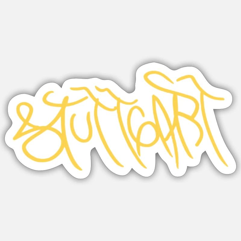 Creative Stuttgart souvenir Sticker size S (10 x 10 cm)