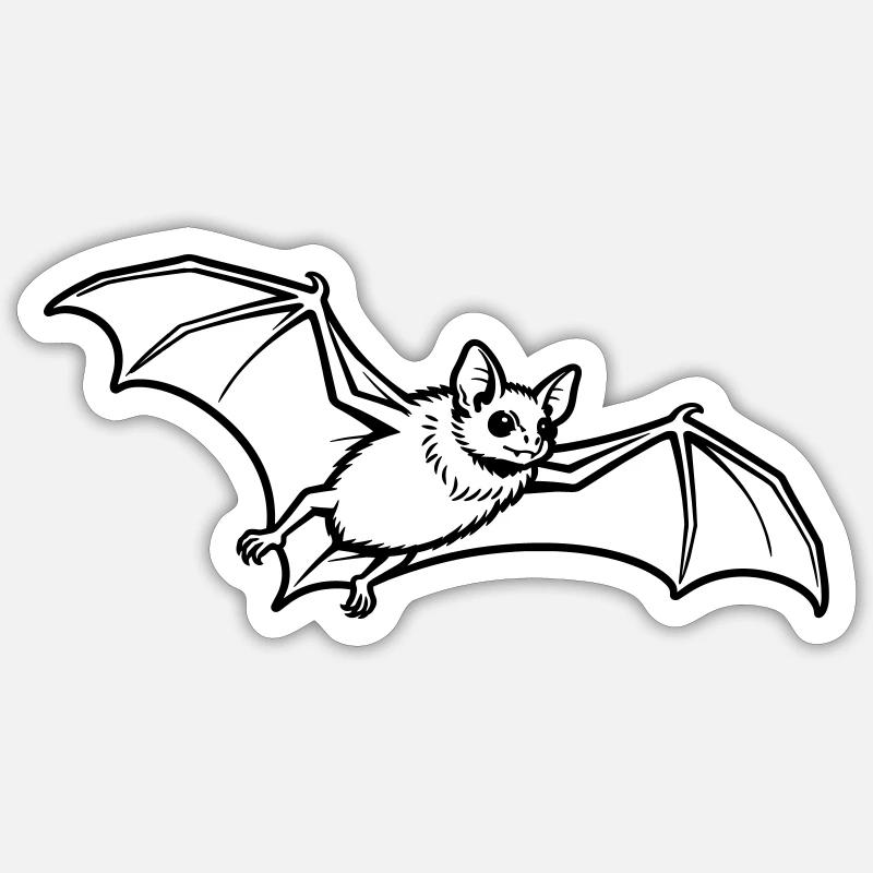bat Sticker size S (10 x 10 cm)