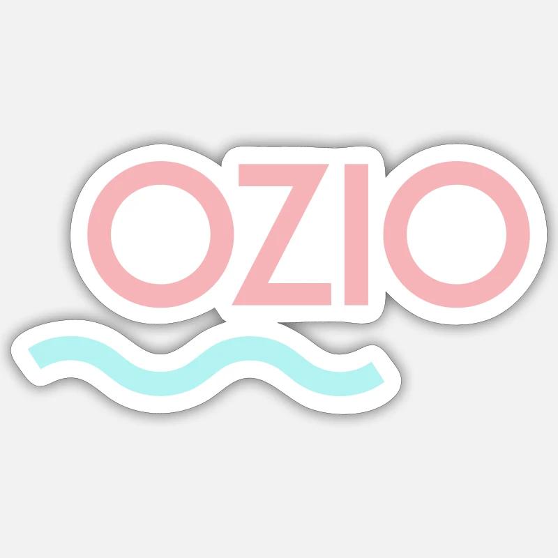 OZIO - Sticker taille S (10 x 10 cm) - blanc mat