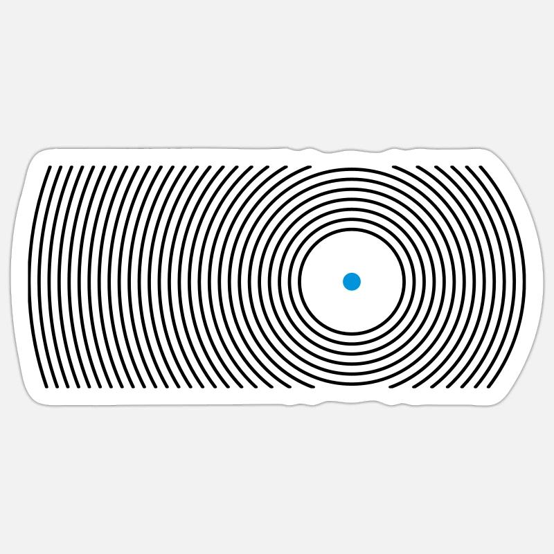 round - Sticker taille S (10 x 10 cm) - blanc mat