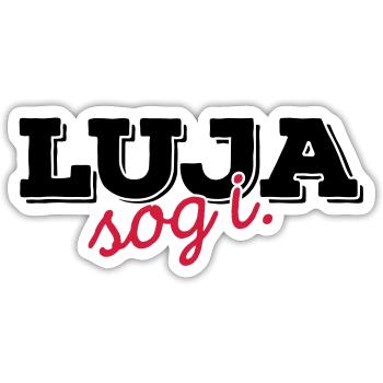 Luja sog i 2C - Sticker Größe S (10 x 10 cm) - Mattweiß - Vorne
