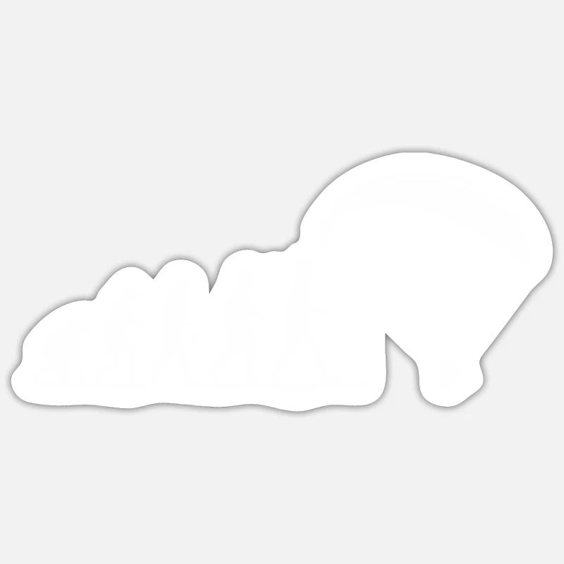 evolution paragliding - Sticker size S (10 x 10 cm) - white matte