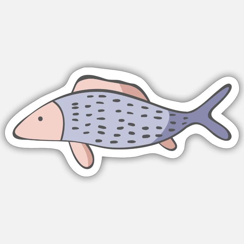Fisch Sticker Größe S (10 x 10 cm)