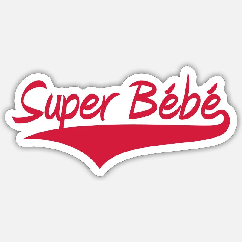 Super Bébé! Sticker size S (10 x 10 cm)