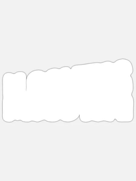 N Scheiss muss ich lustige sprüche - Sticker Größe S (10 x 10 cm) - Mattweiß