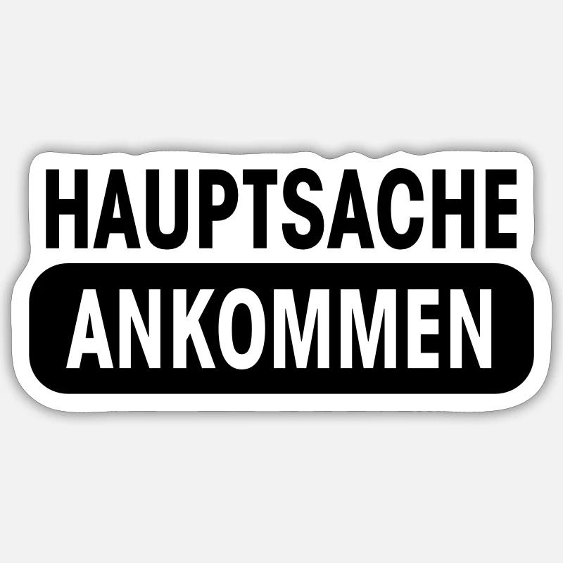 La chose principale Arrivée Sticker taille S (10 x 10 cm)